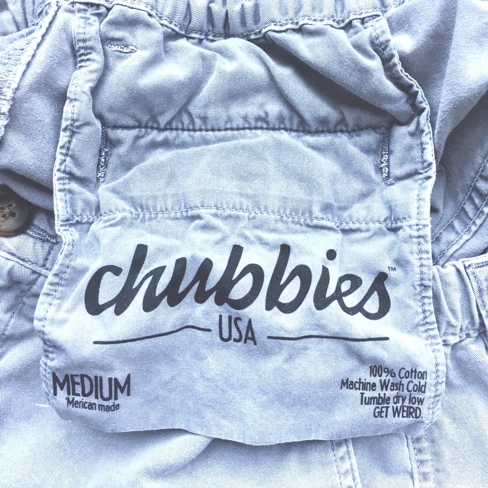 Chubbies Gray Medium Swim Trunks